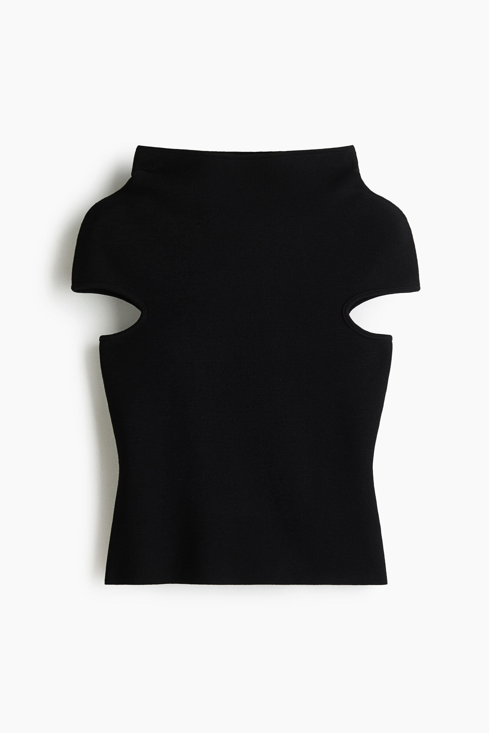 Top con cuello elevado