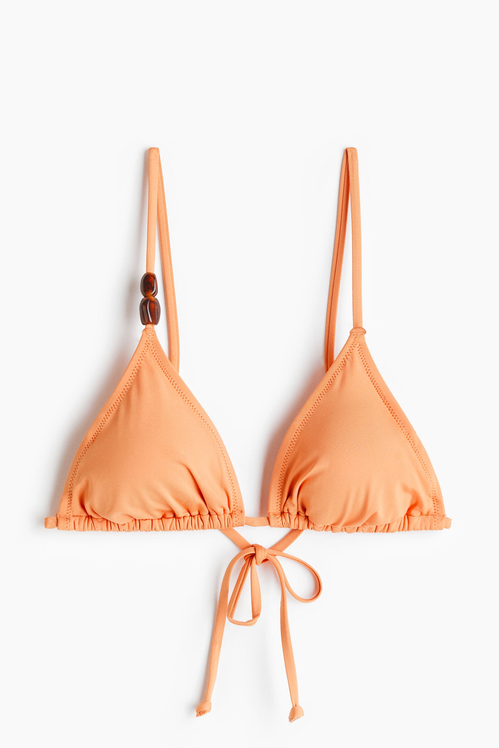 Top de bikini triangular con relleno