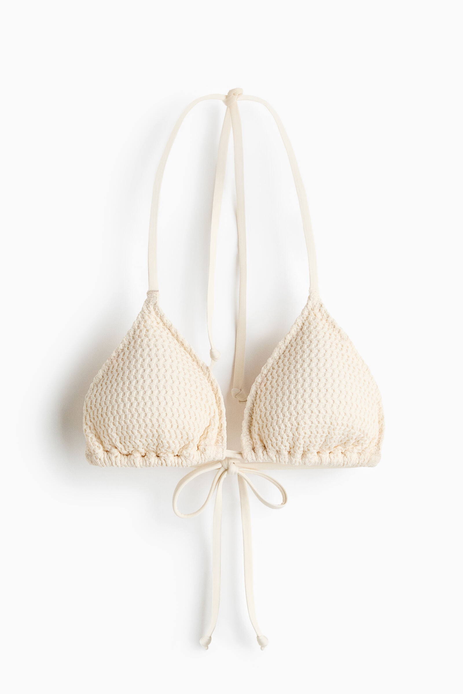 Top de bikini triangular con relleno