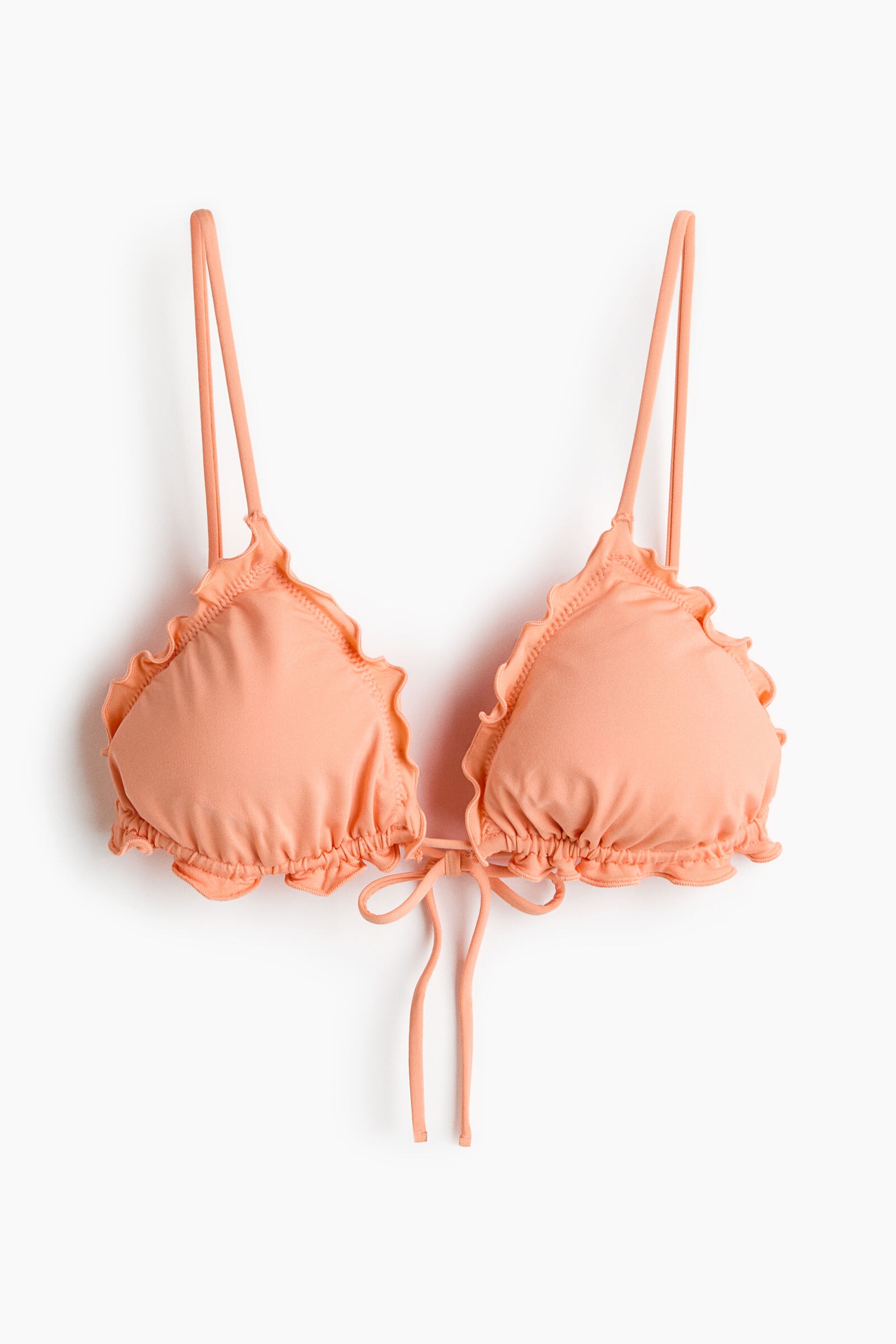 Top de bikini triangular con relleno