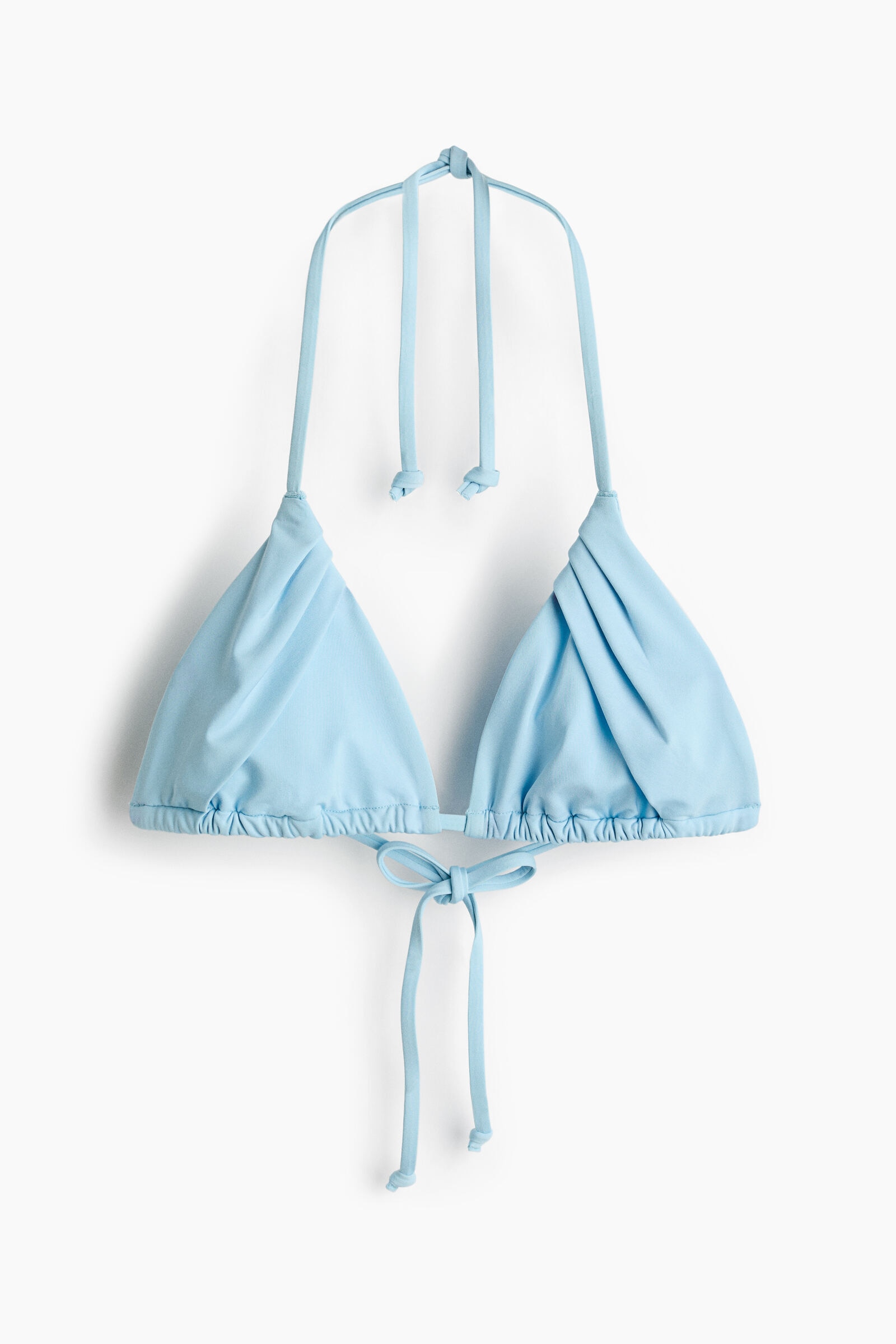 Top de bikini triangular con relleno
