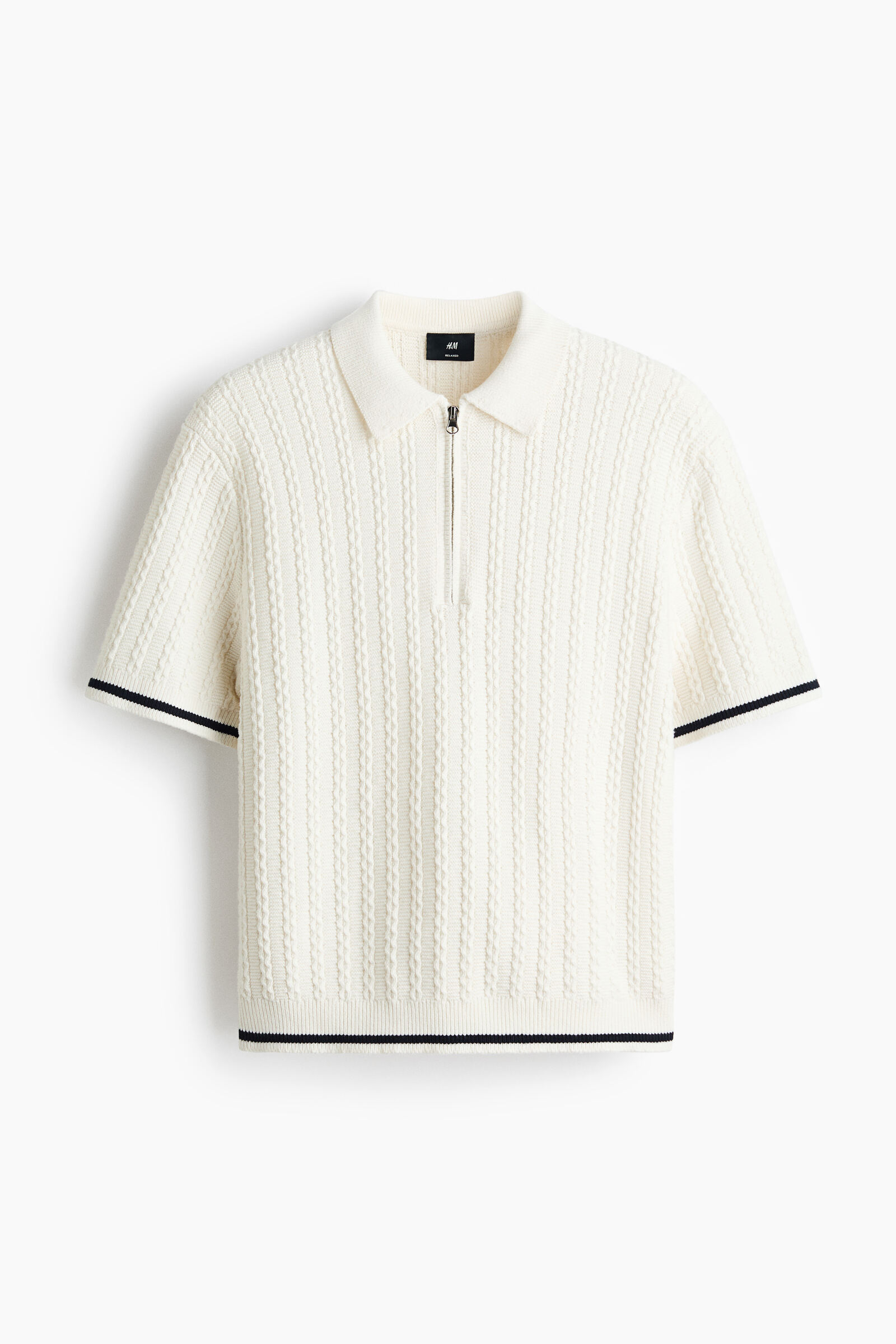 Top polo de algodón Relaxed Fit