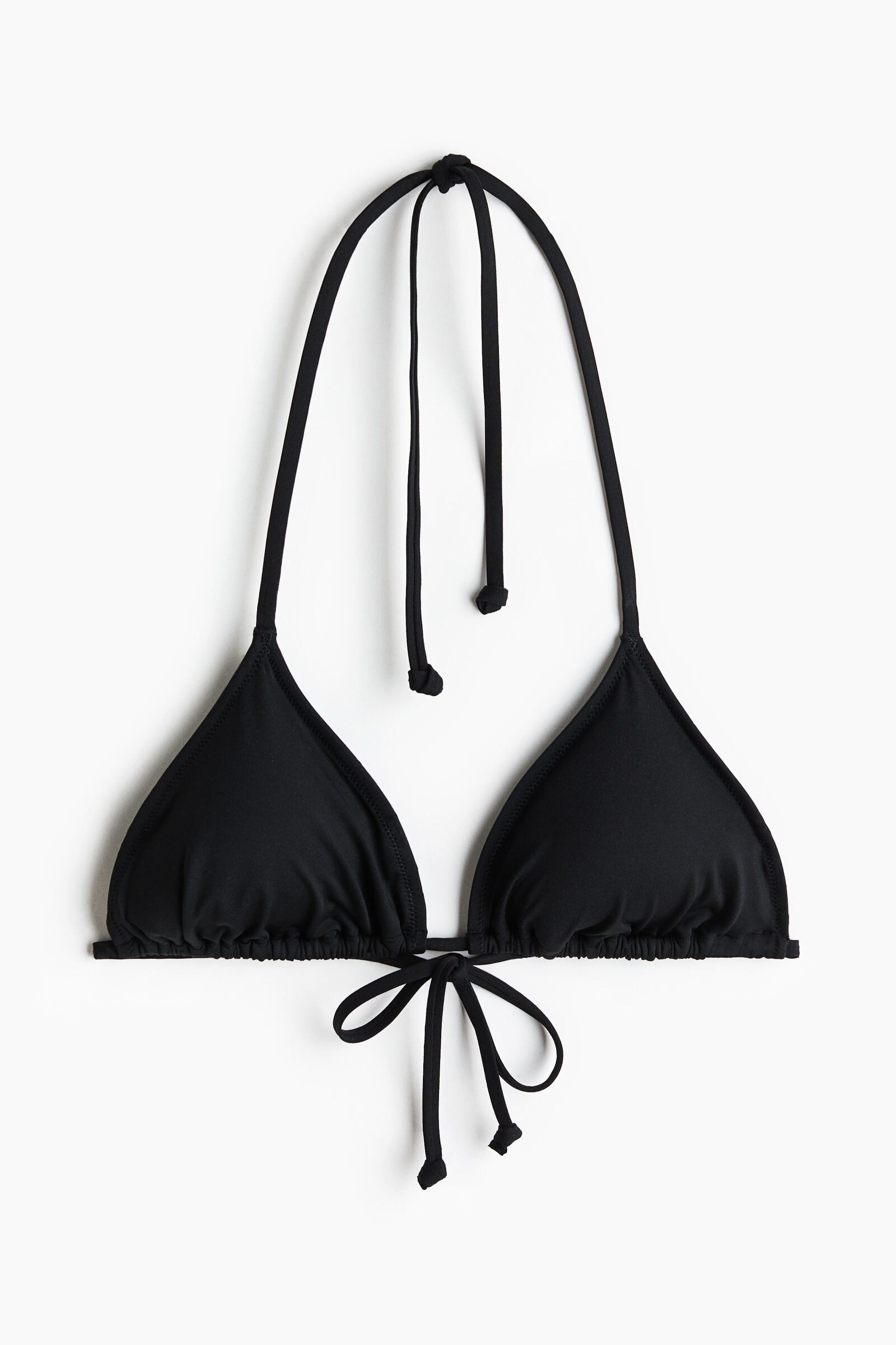Top de bikini triangular con relleno