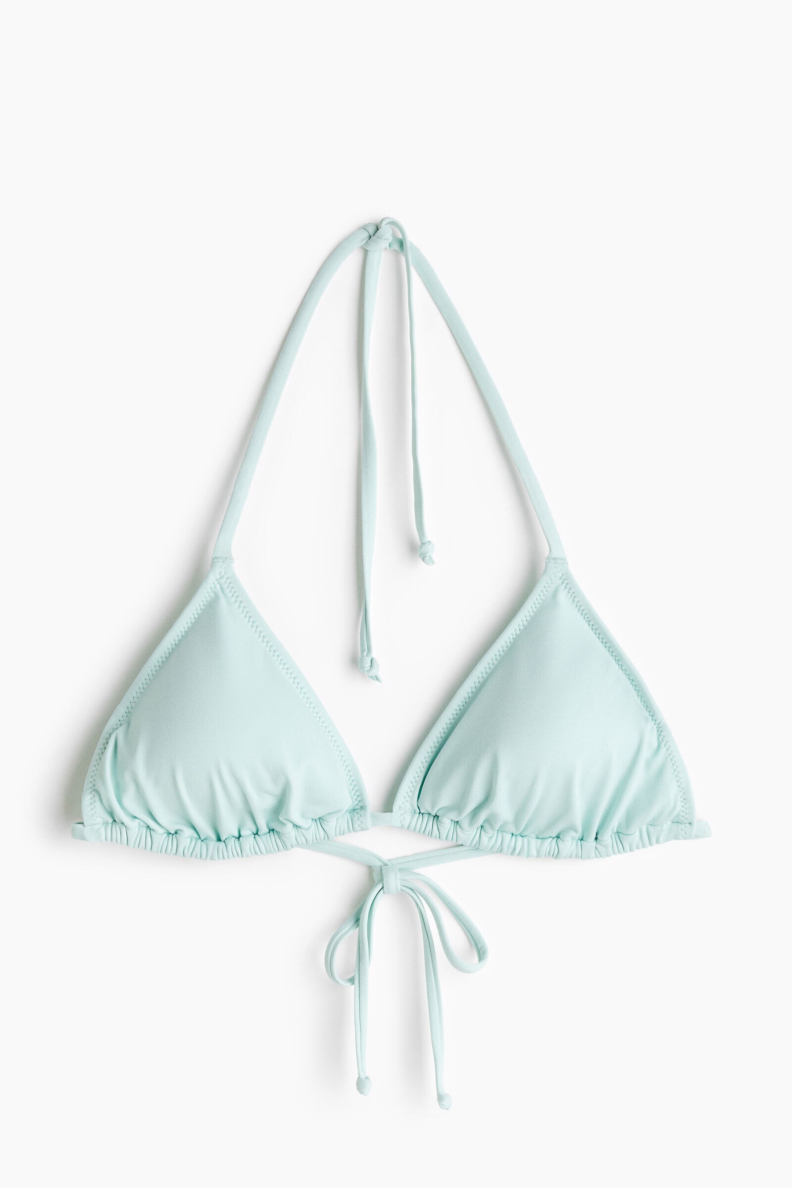 Top de bikini triangular con relleno