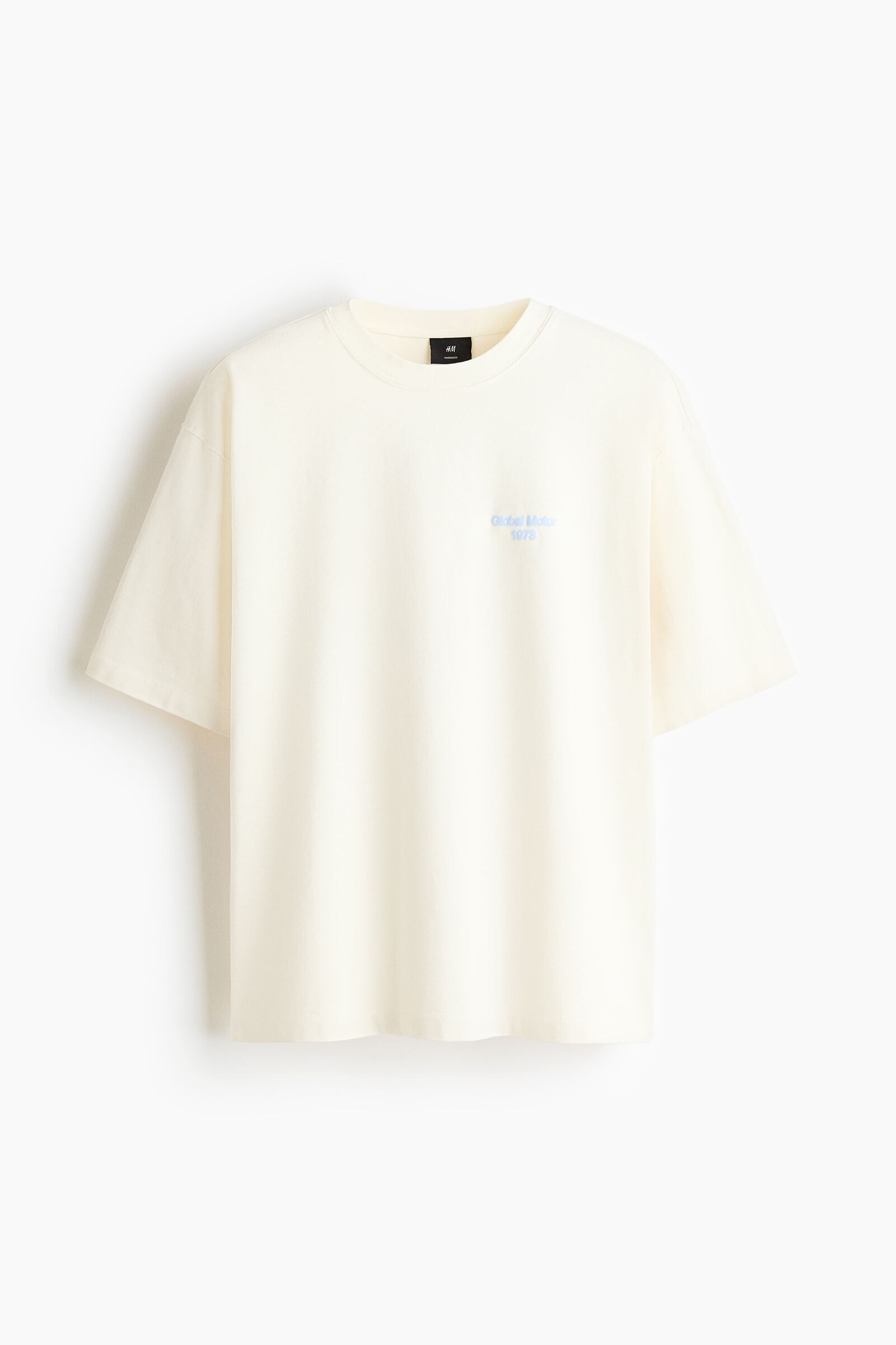Polera estampada de algodón Oversized Fit