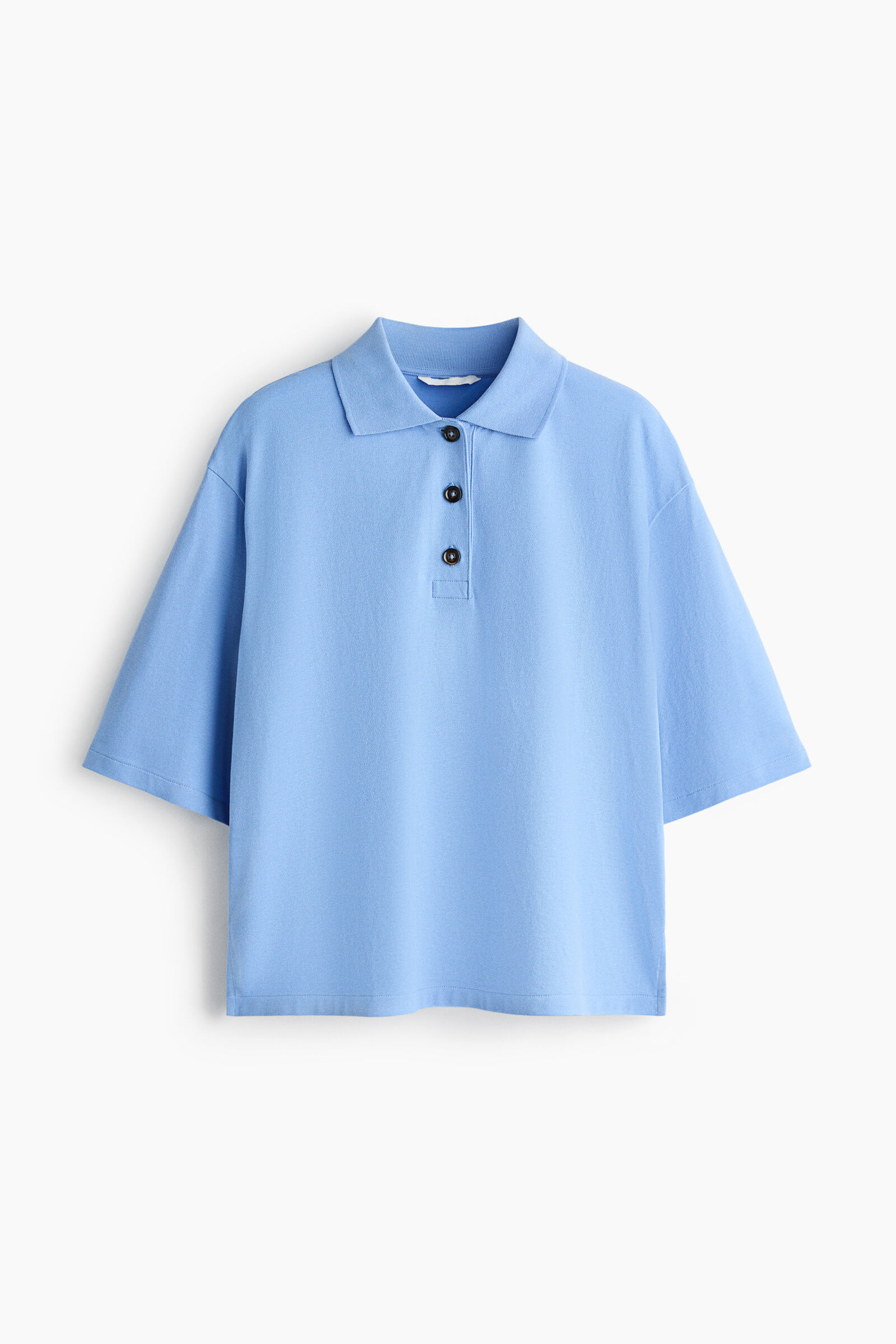Polera polo de algodón