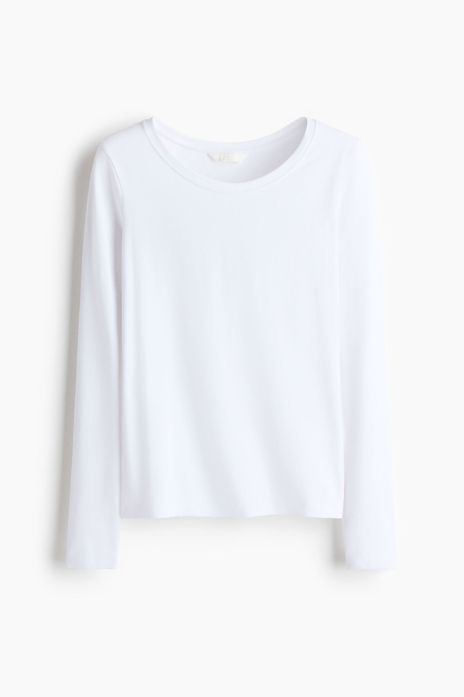 Polera entallada de algodón