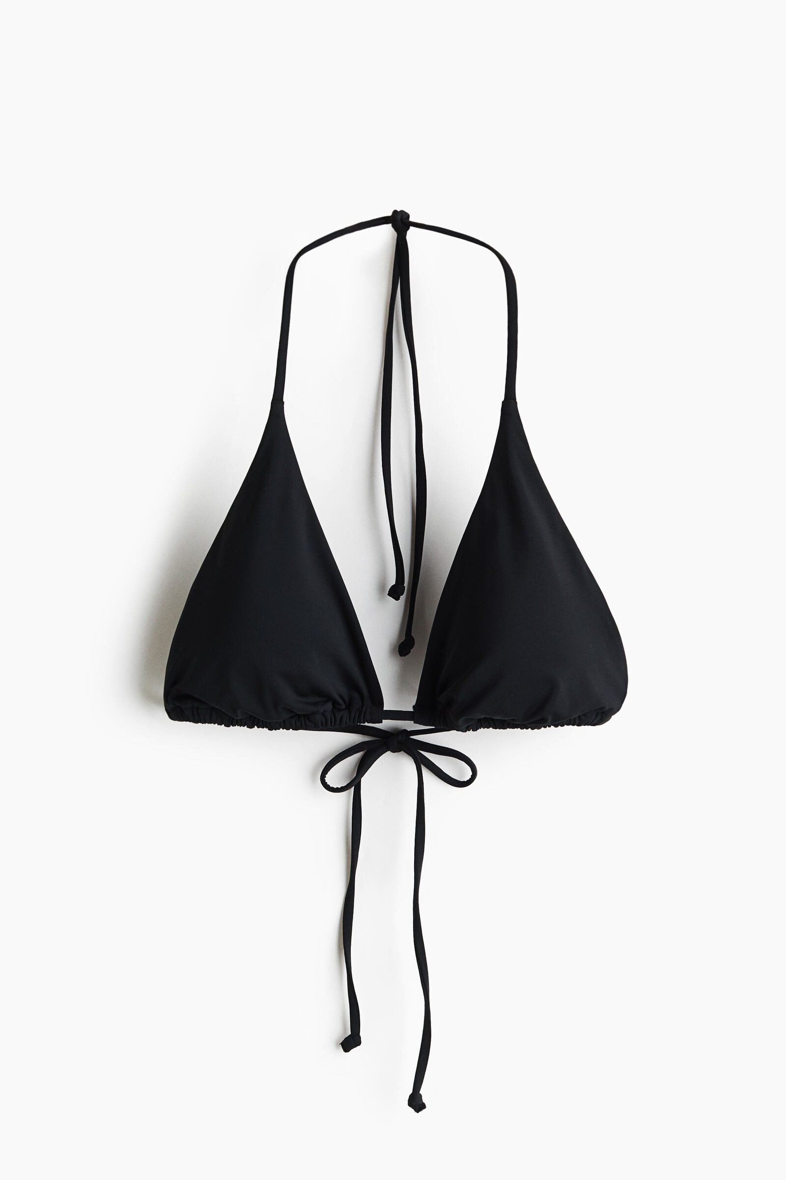 Top de bikini triangular con relleno