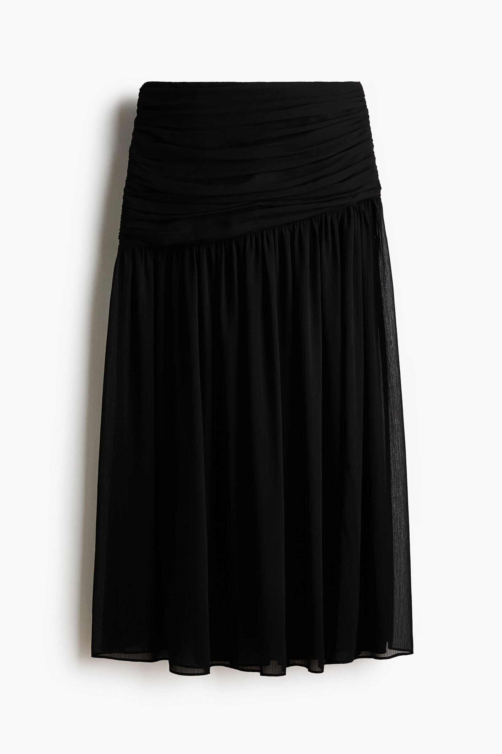 Maxifalda transparente