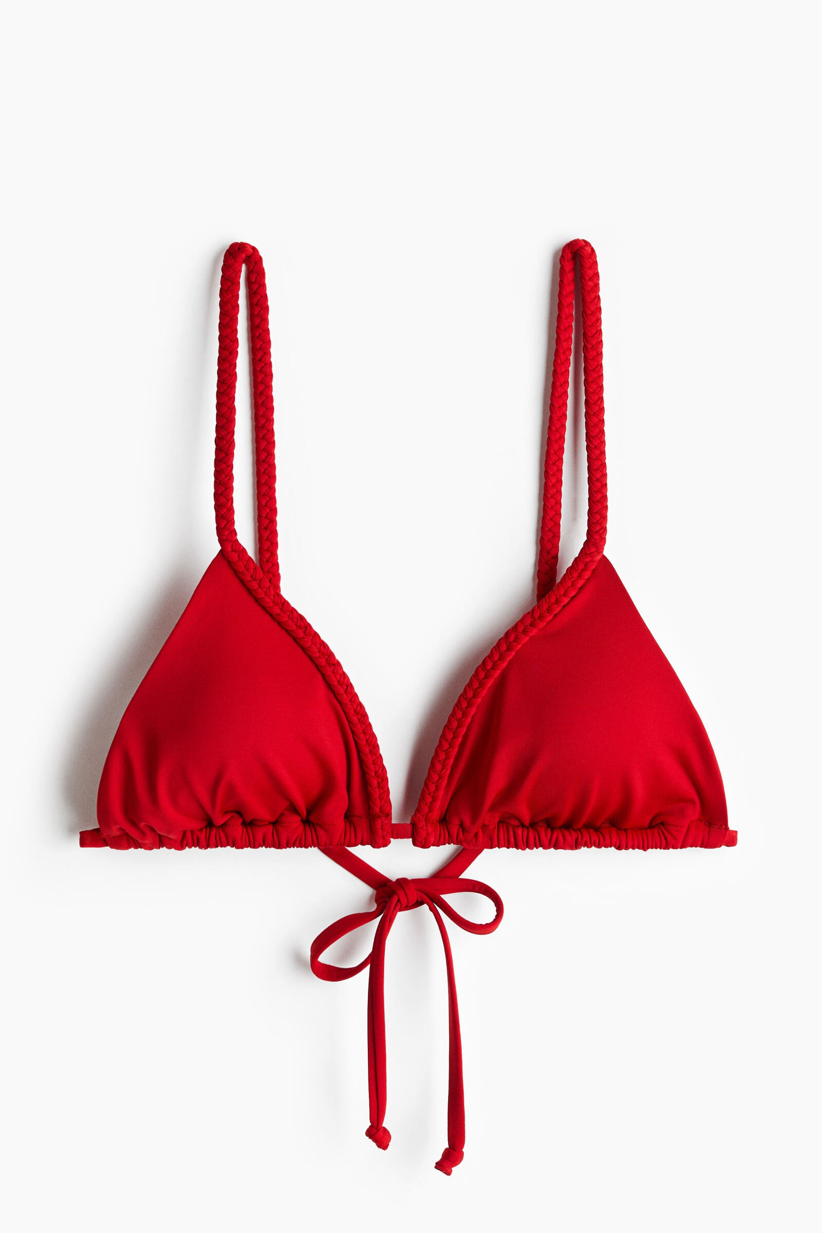 Top de bikini triangular con relleno