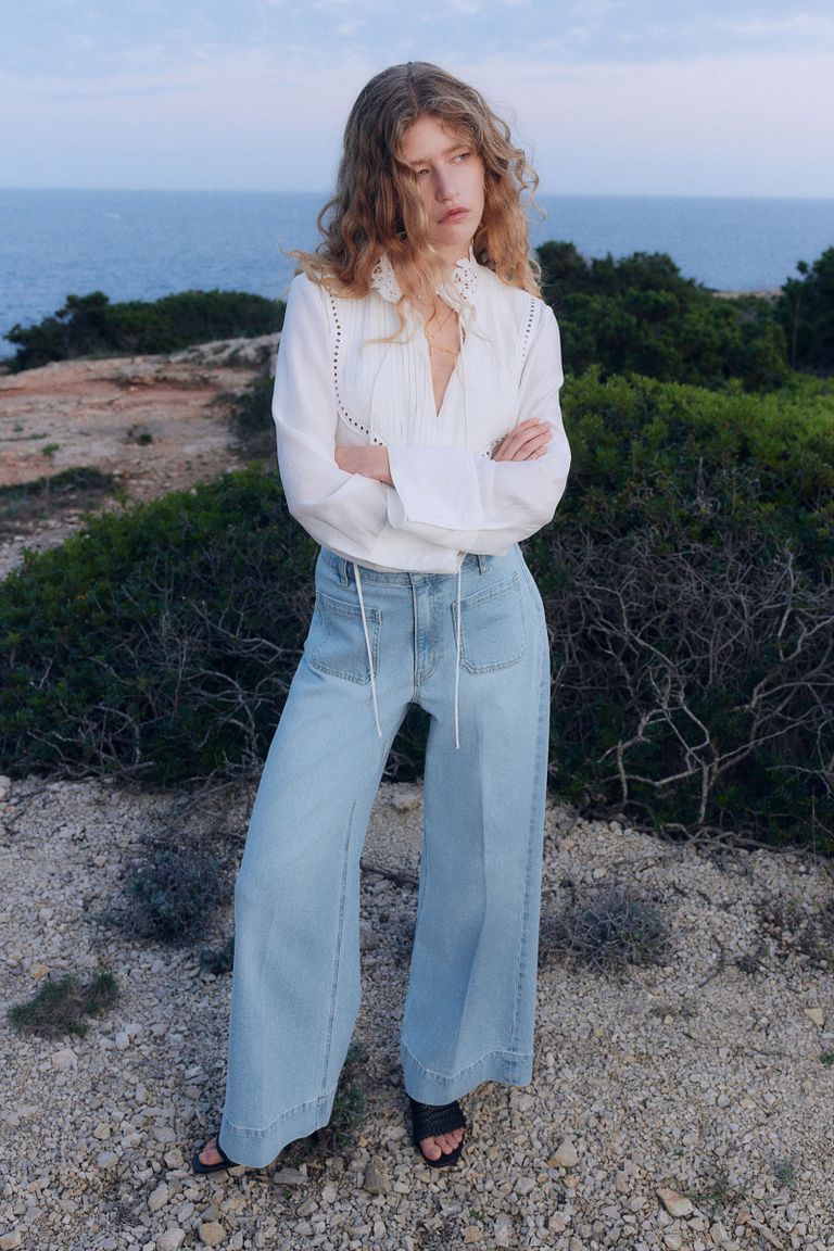 Wide High Jeans 34